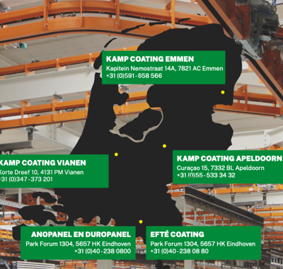 Topkwaliteit op grote schaal, landelijke dekking Kamp Coating